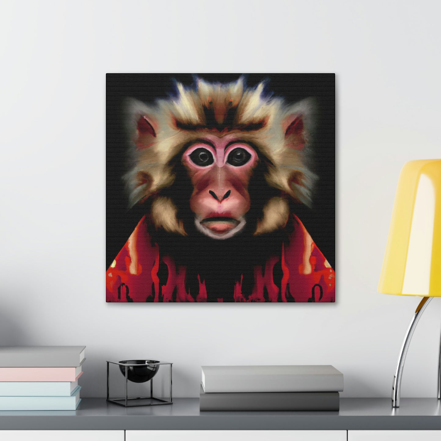 Monkey in Deco style - Canvas