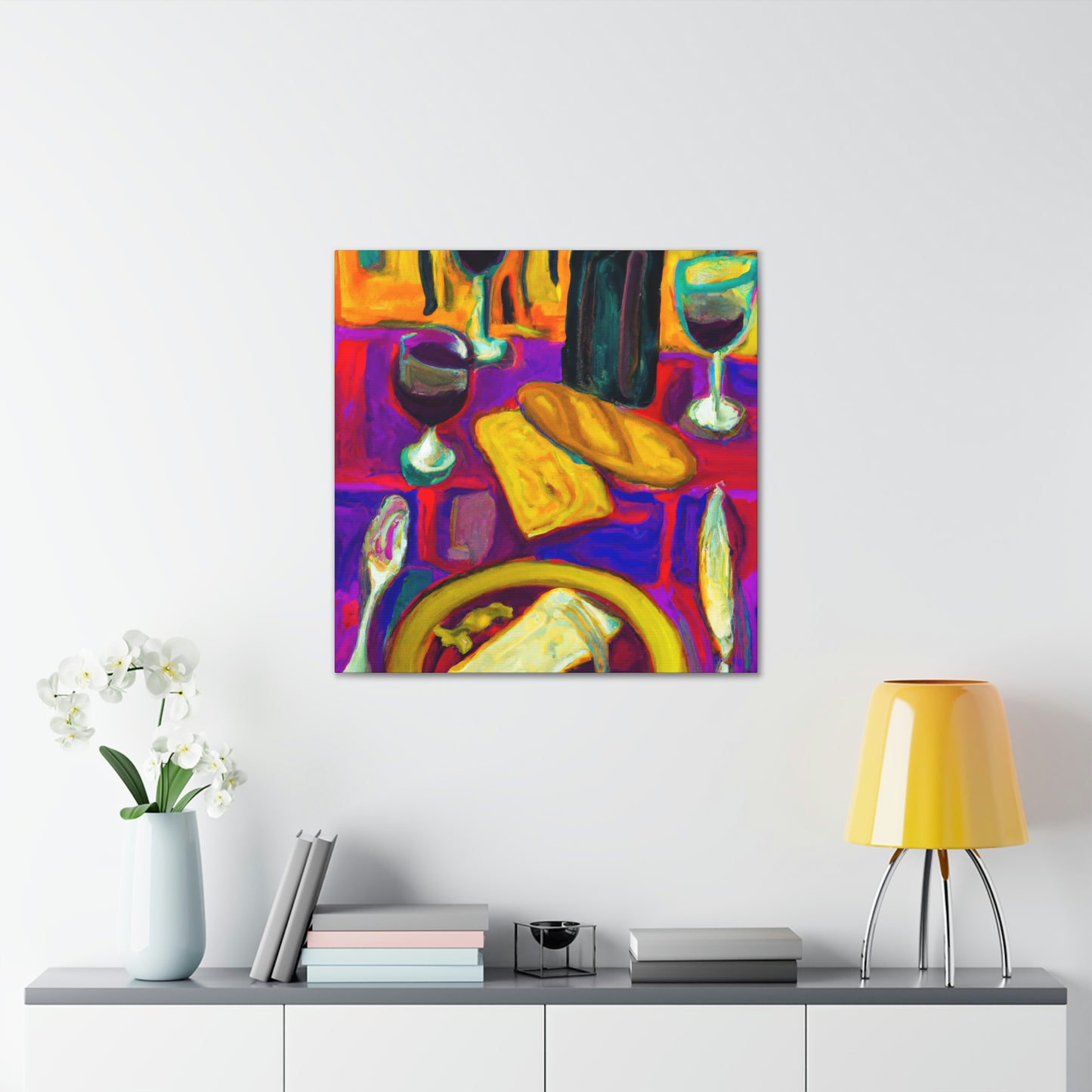 "Fauvism Dinner Delight" - Canvas