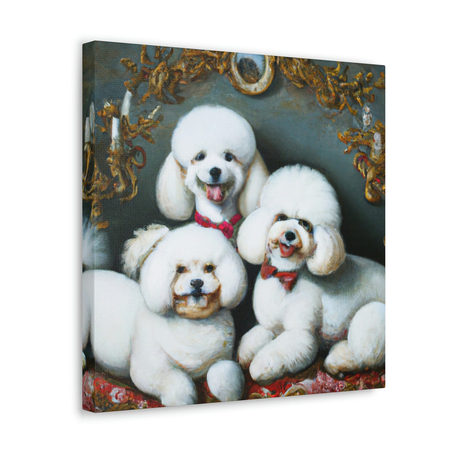 "Bichon Frise Palette" - Canvas