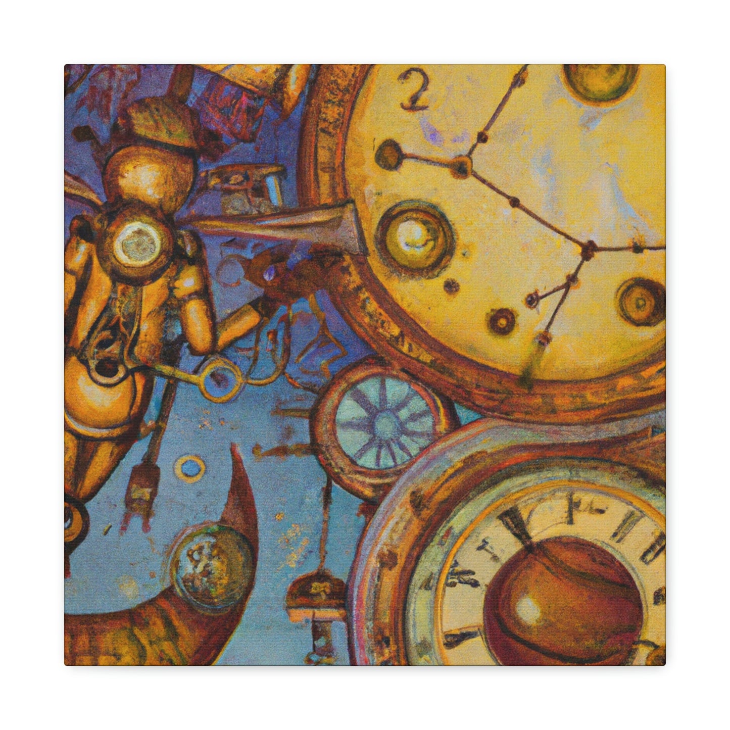 "Eternal Mercurial Clockwork" - Canvas