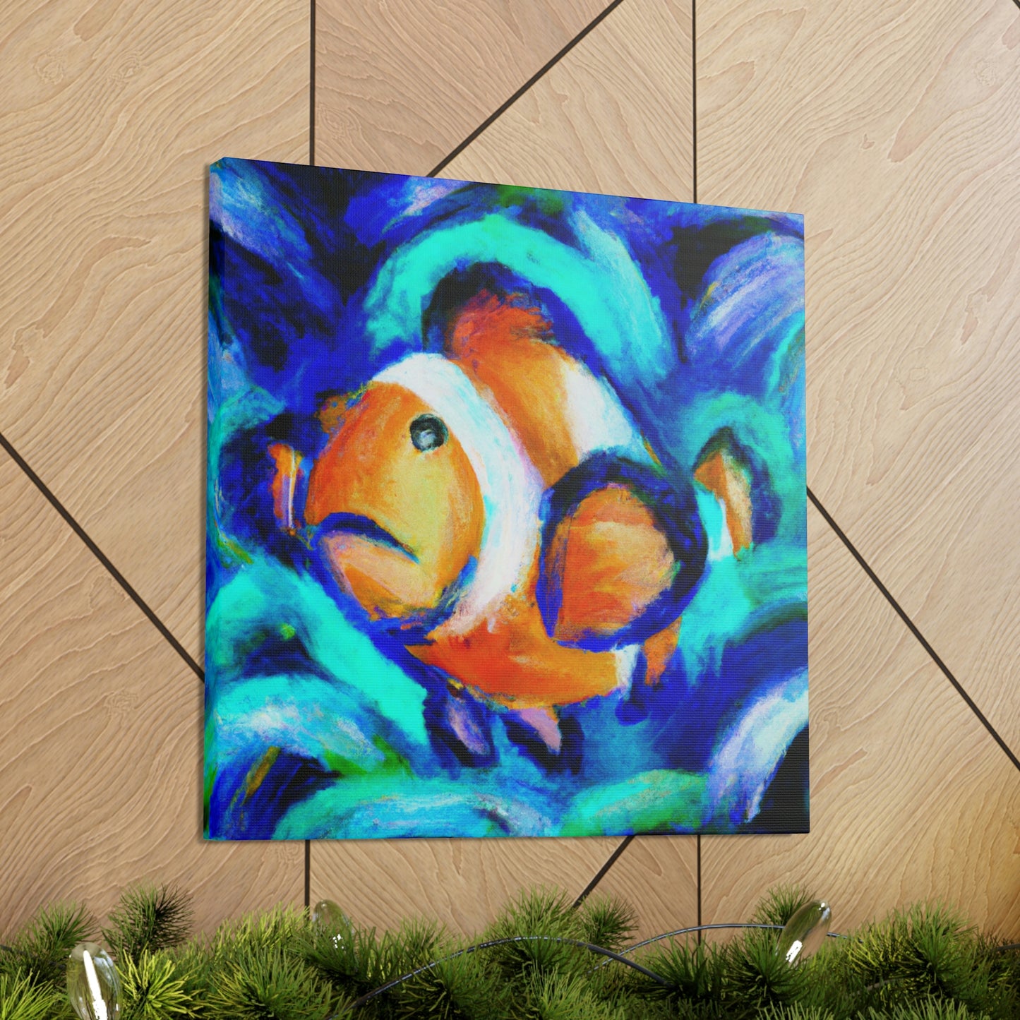 Clownfish in Expressionism - Canvas