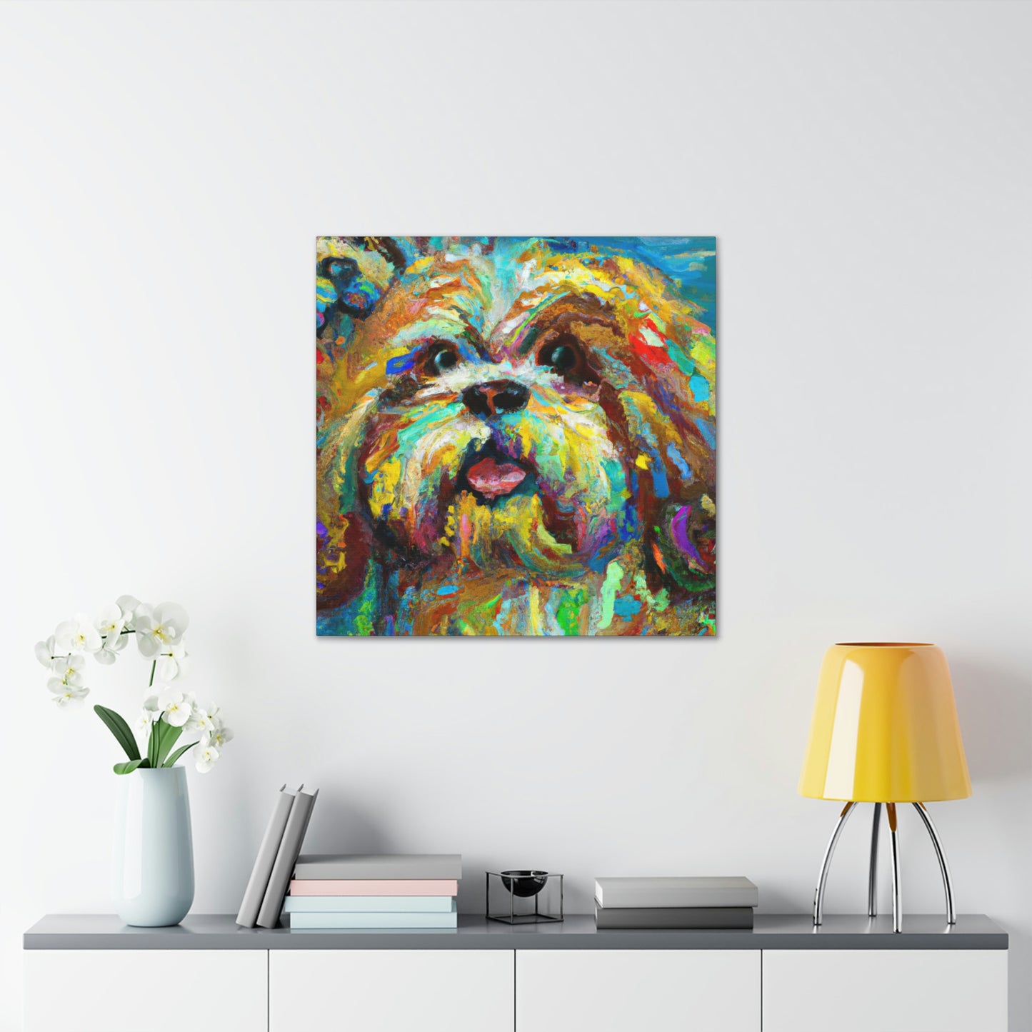 Shih Tzu Fauvism - Canvas