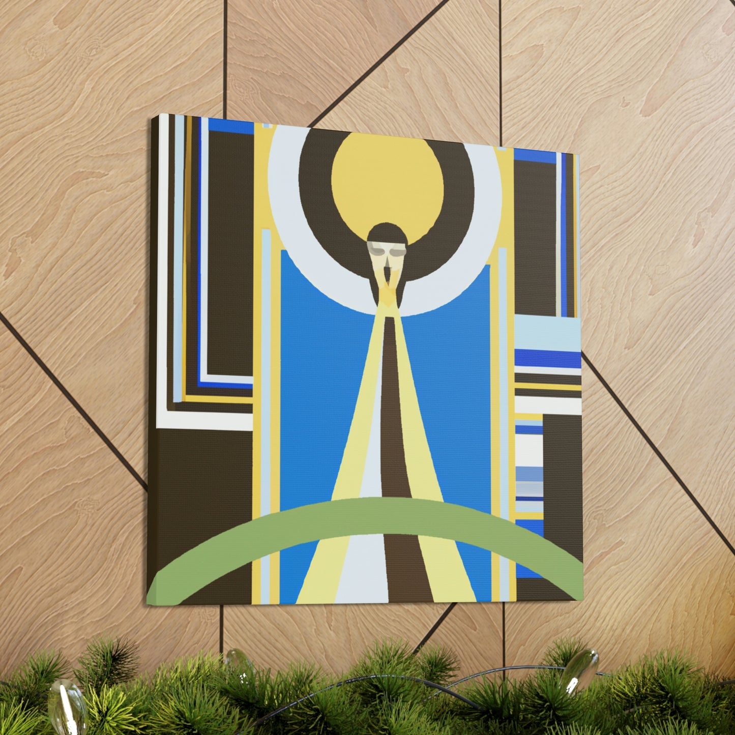 Catching Art Deco Lasso - Canvas