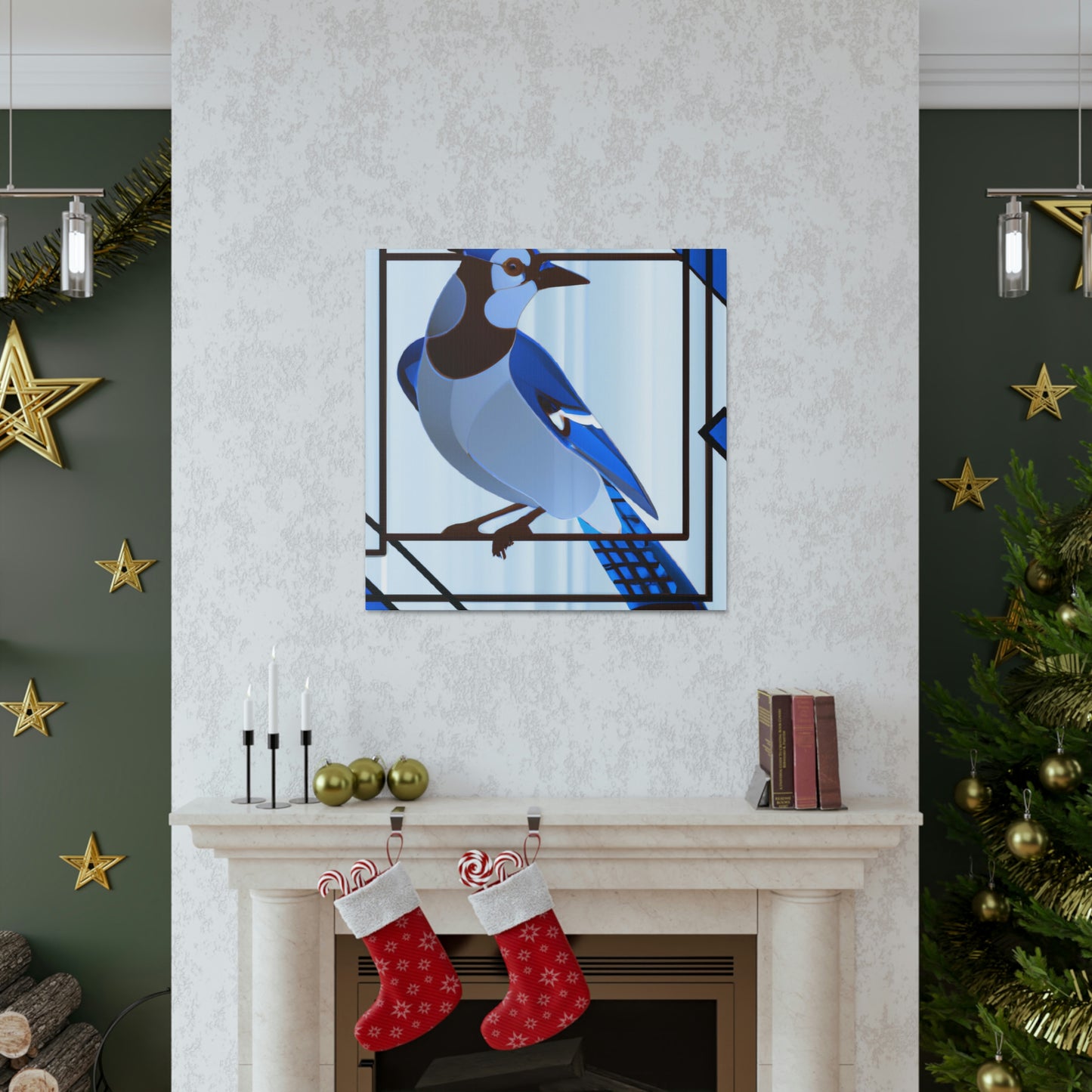 Blue Jay's Majesty - Canvas