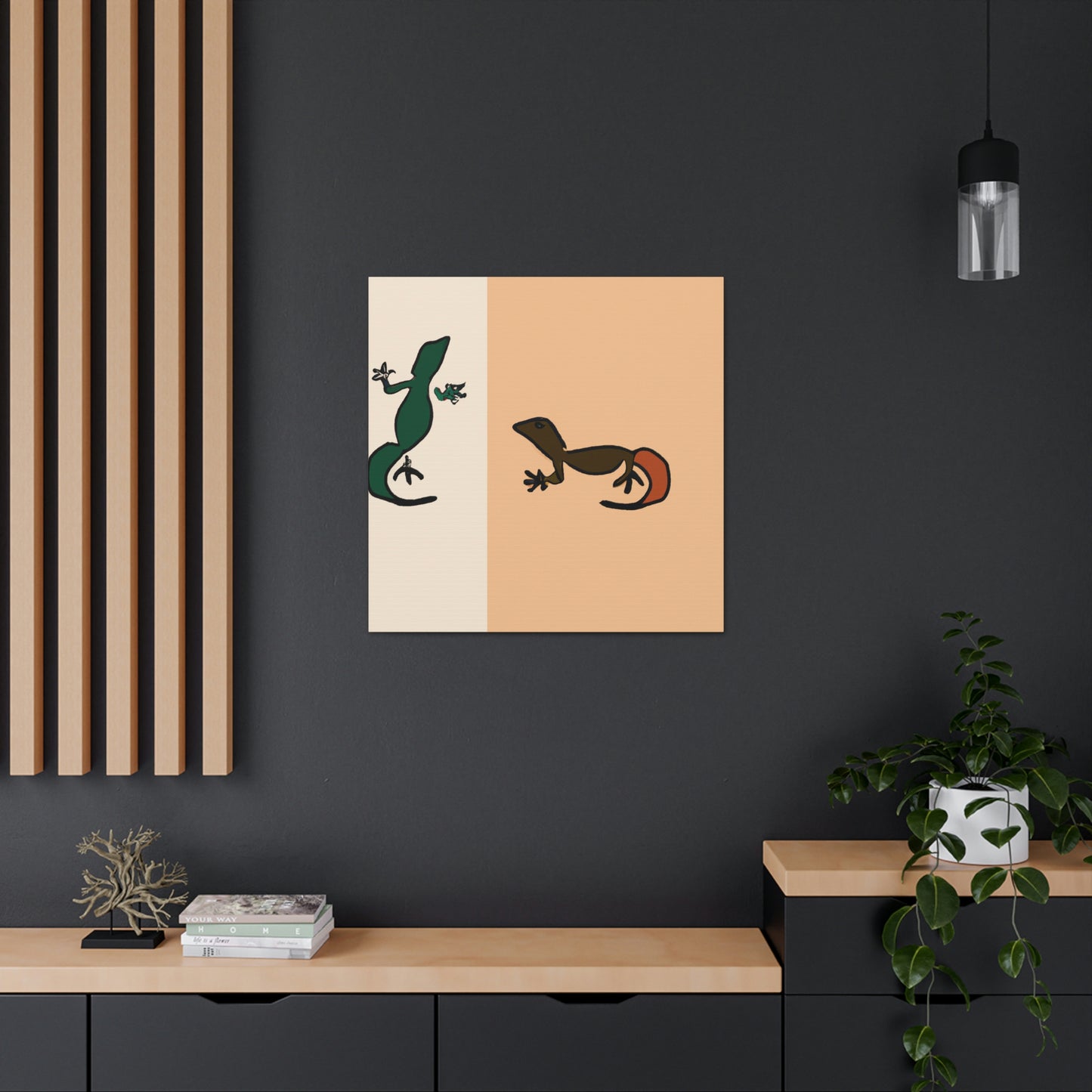 "Reptiles in Simplicity" - Canvas