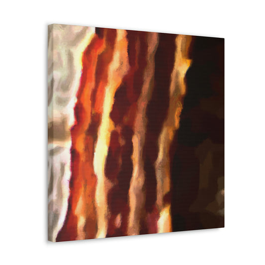 "Sizzling Bacon Delight" - Canvas