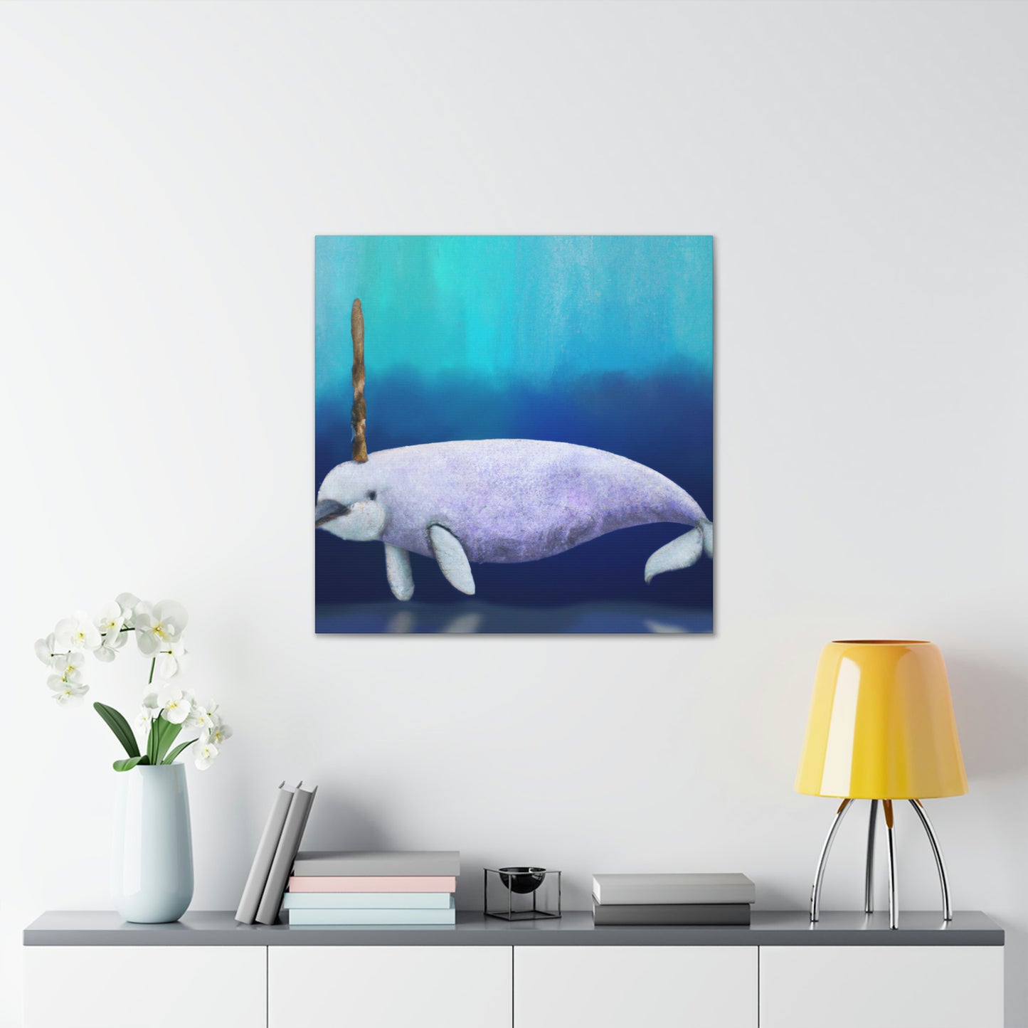 "The Mystical Narwhal" - Canvas