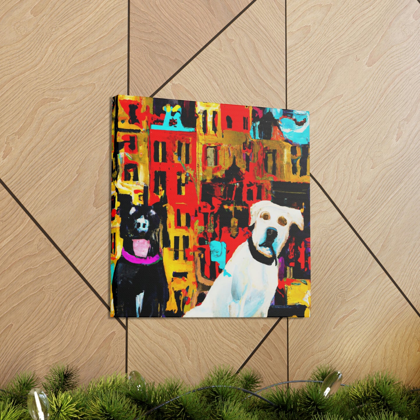 Dogs in Baroque Style - Canvas