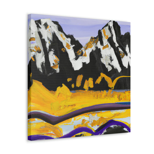 "Majestic Mountain Vistas" - Canvas