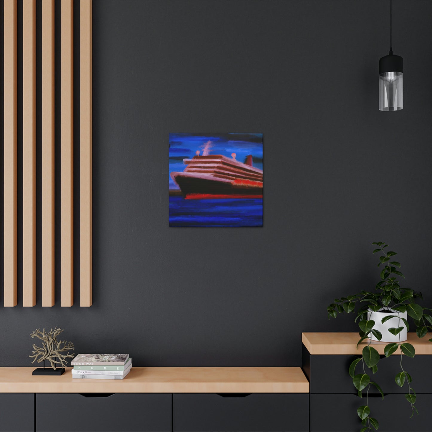 Cruise Ship Simplicity - Canvas