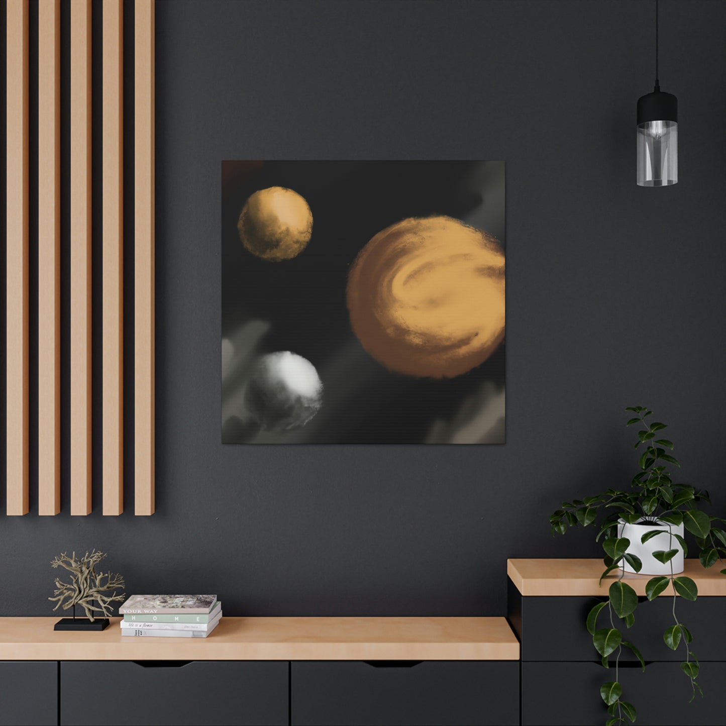 Planets in Technicolor - Canvas