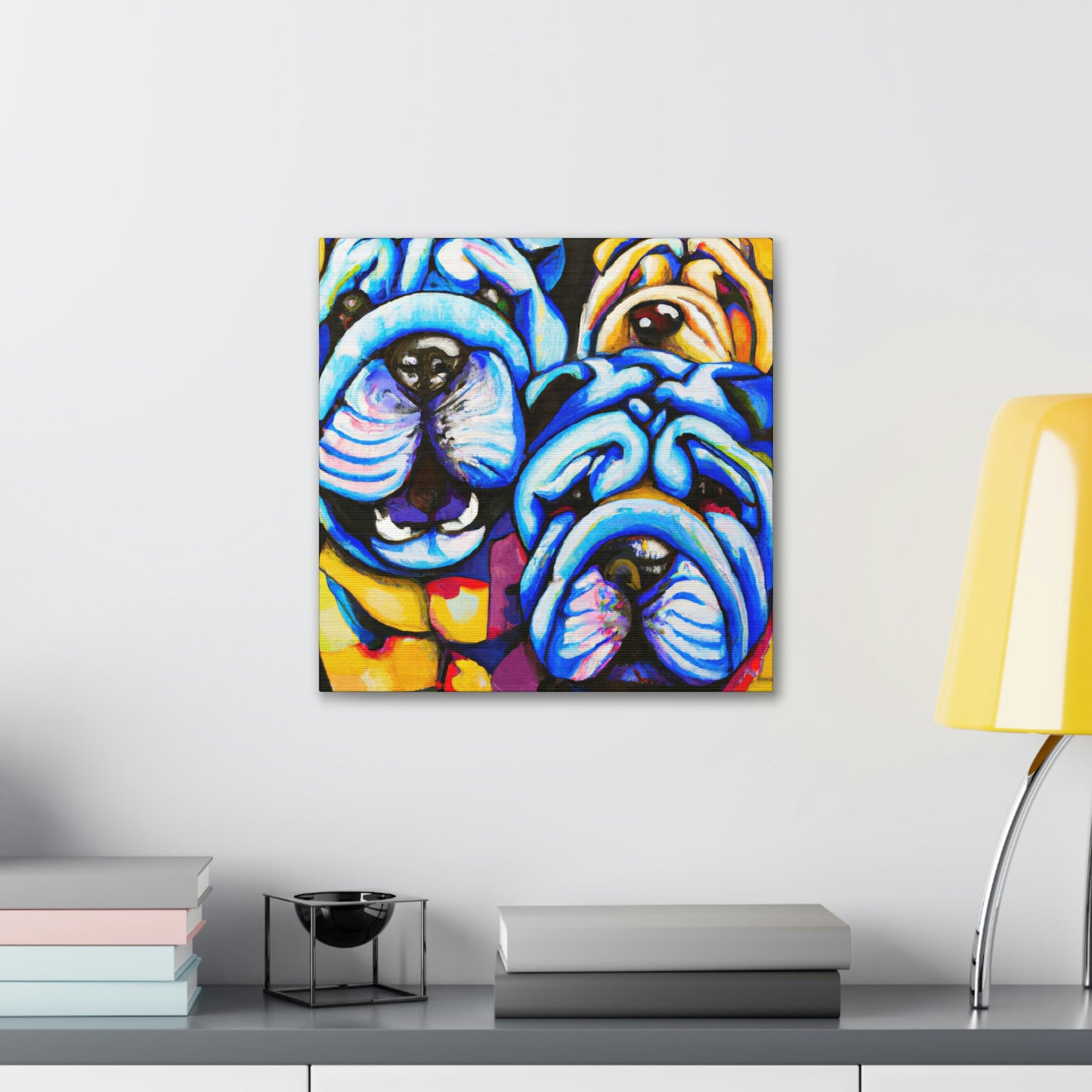 "Shar Pei Abstract Dream" - Canvas