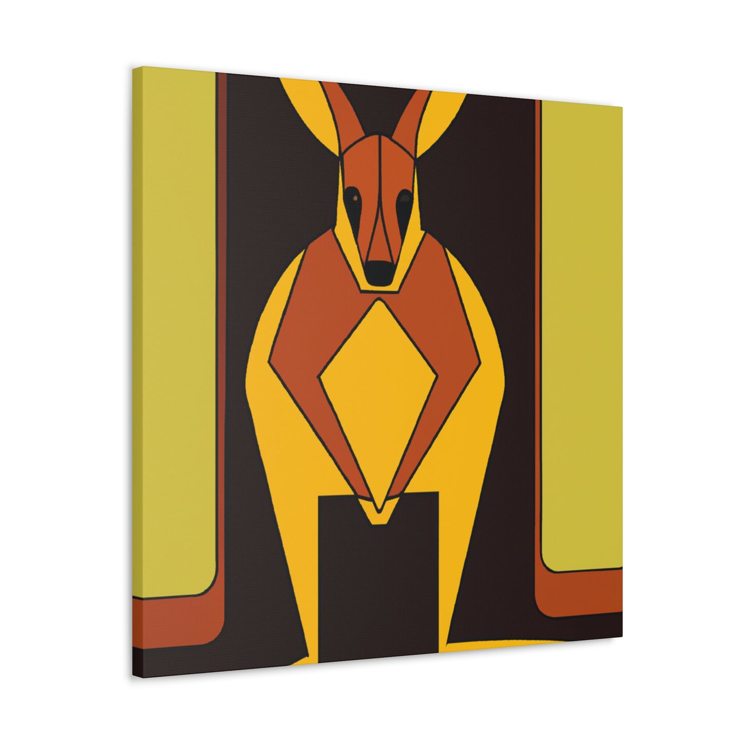 "Waltzing Wallaby Wonders" - Canvas