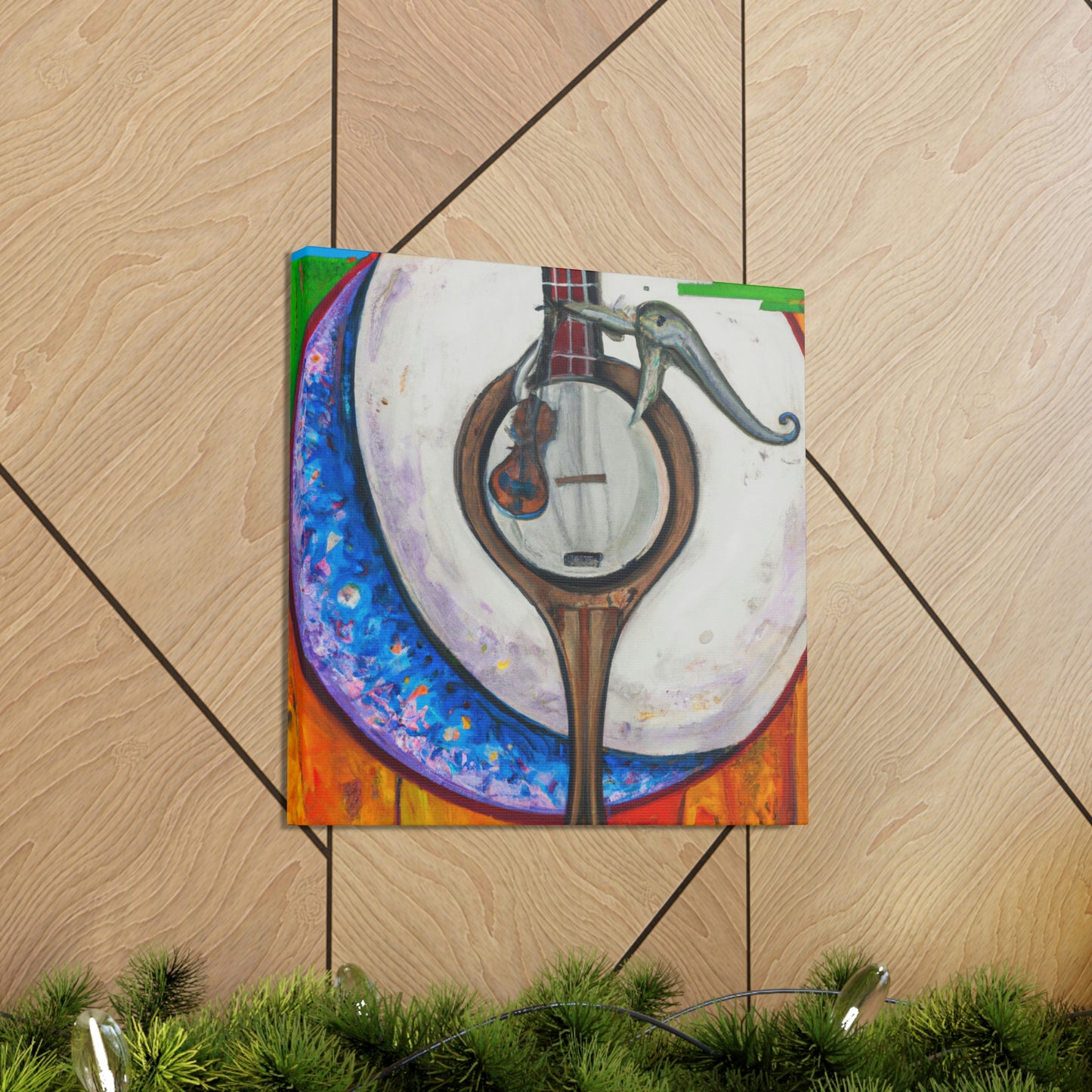 Banjo in Surrealism - Canvas