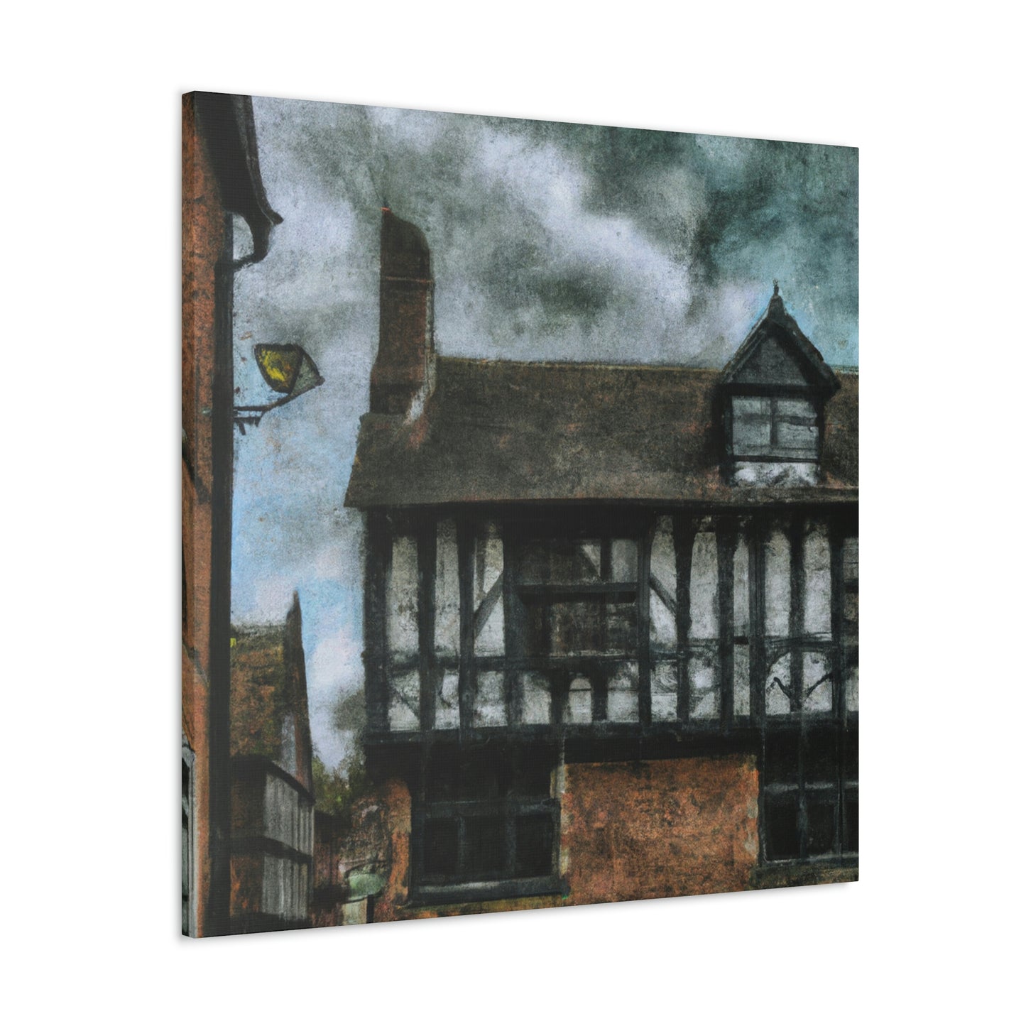 "Tudor Elegance Reborn" - Canvas