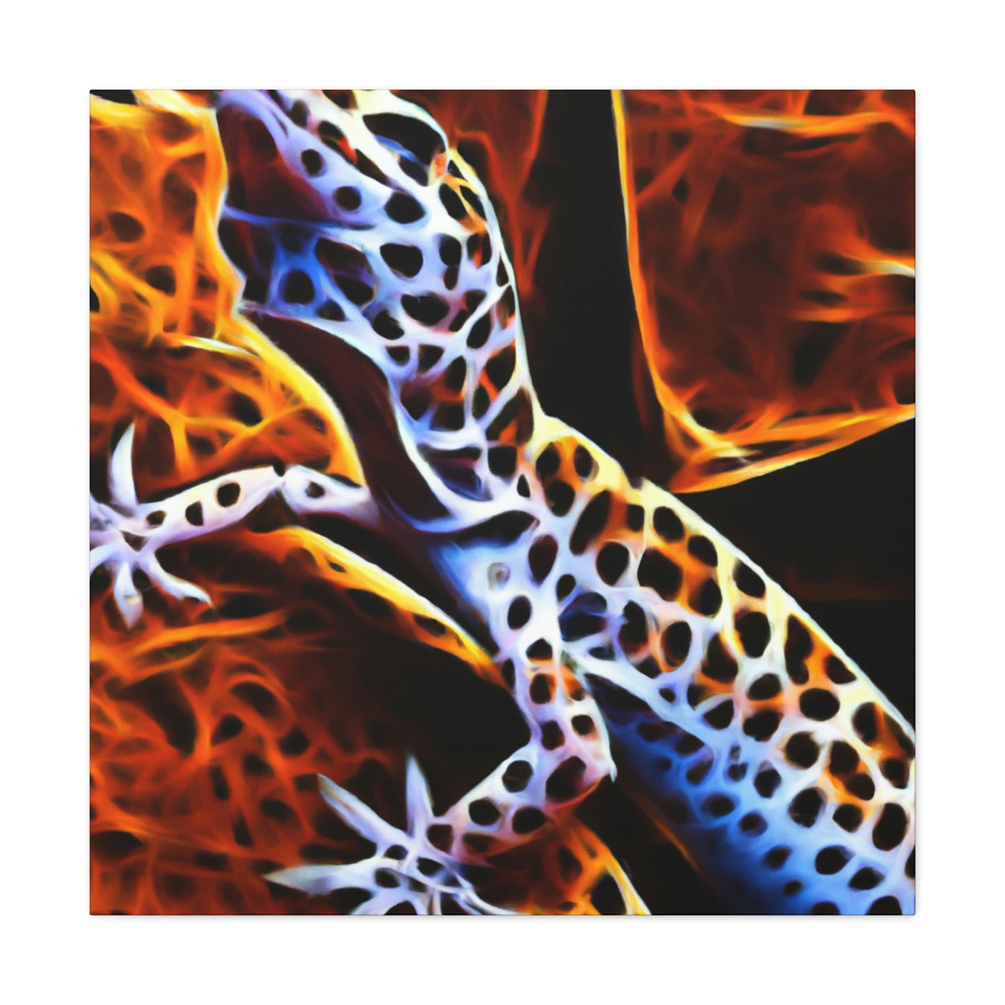 Leopard Gecko Reflection - Canvas