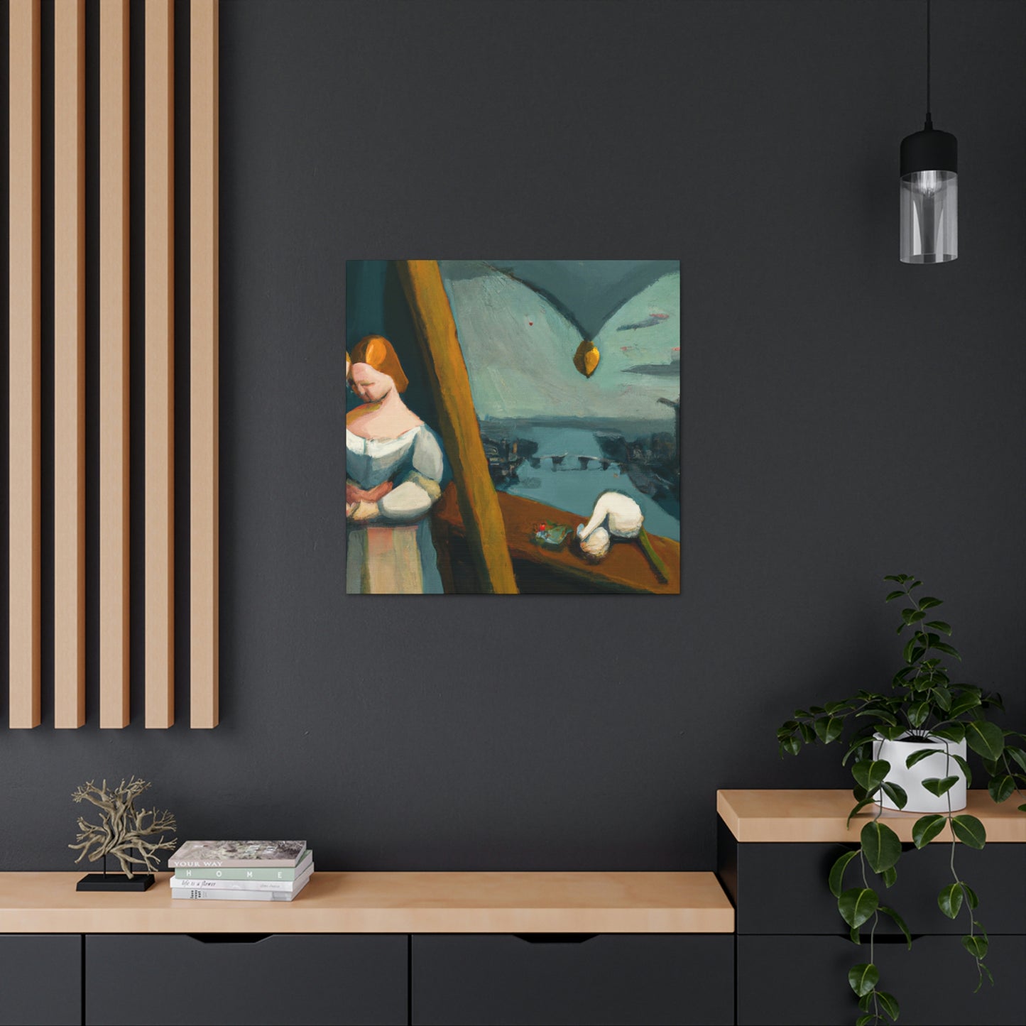 Love's Magical Bridge - Canvas