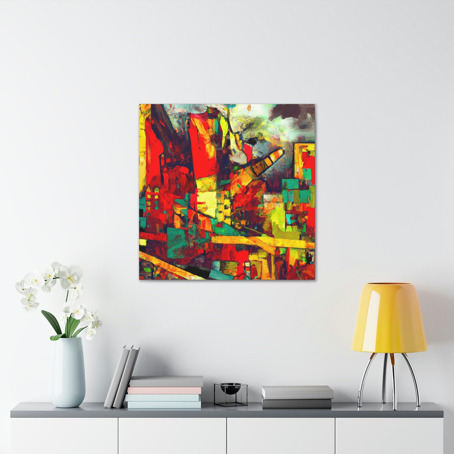 Craftsman in Abstraction - Canvas