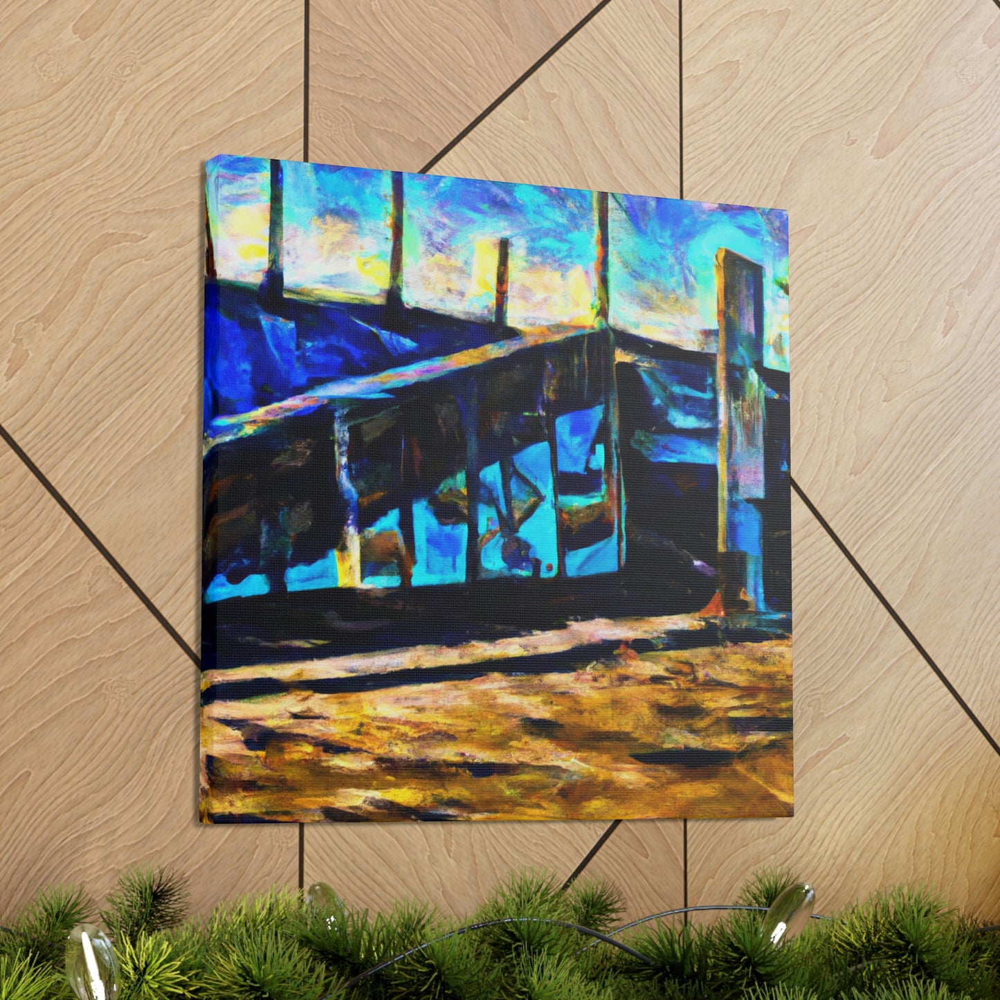 "Seawall at Sunrise" - Canvas