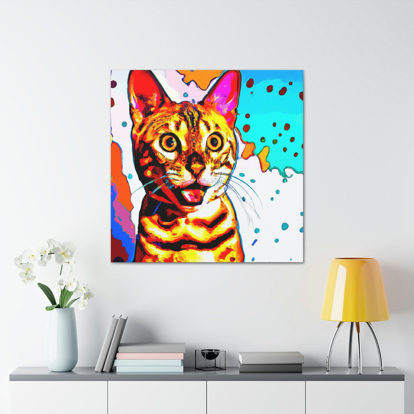 Bengal in Pop Art - Canvas