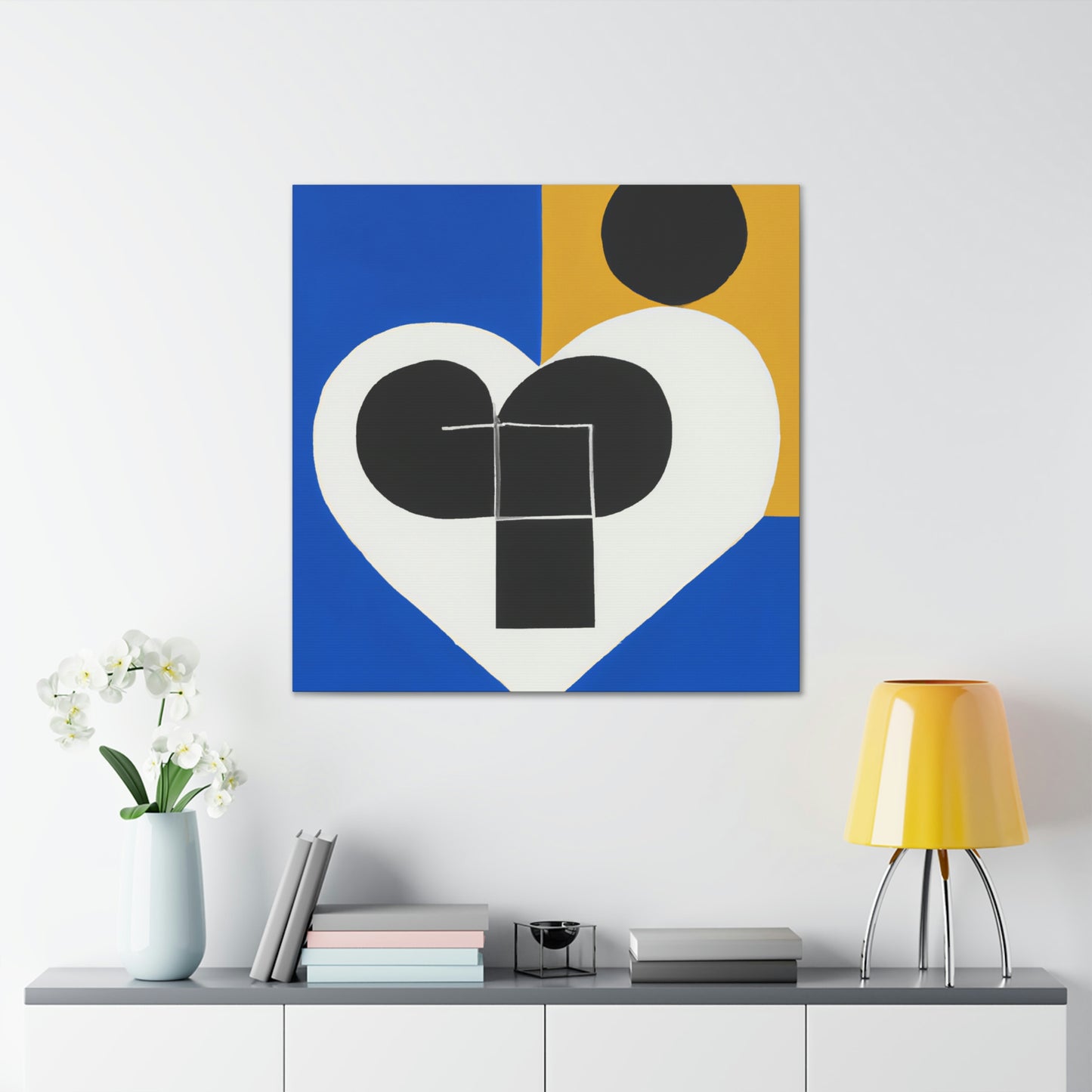 Intertwined Hearts Unbound - Canvas