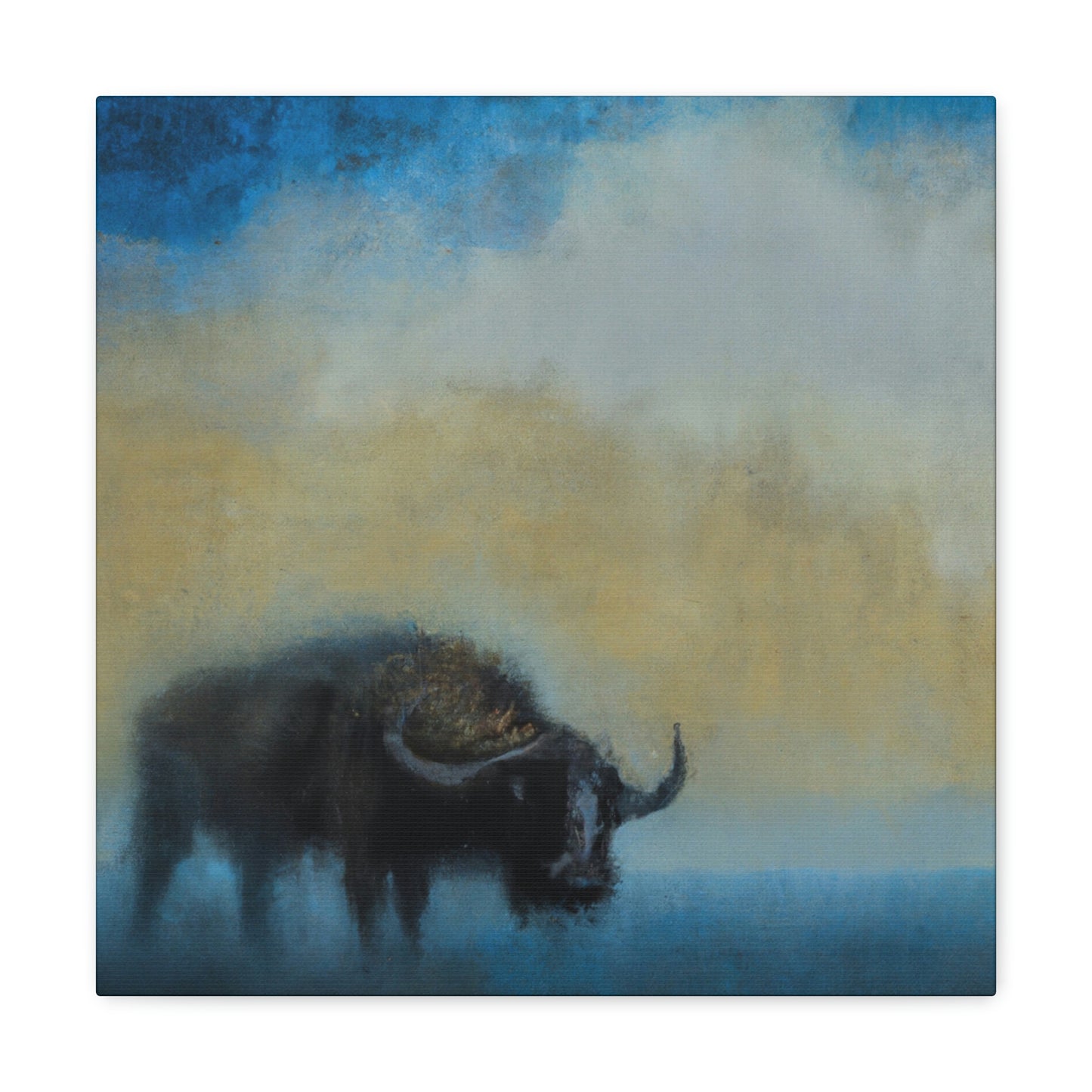 "Buffalo in Steampunk Age" - Canvas