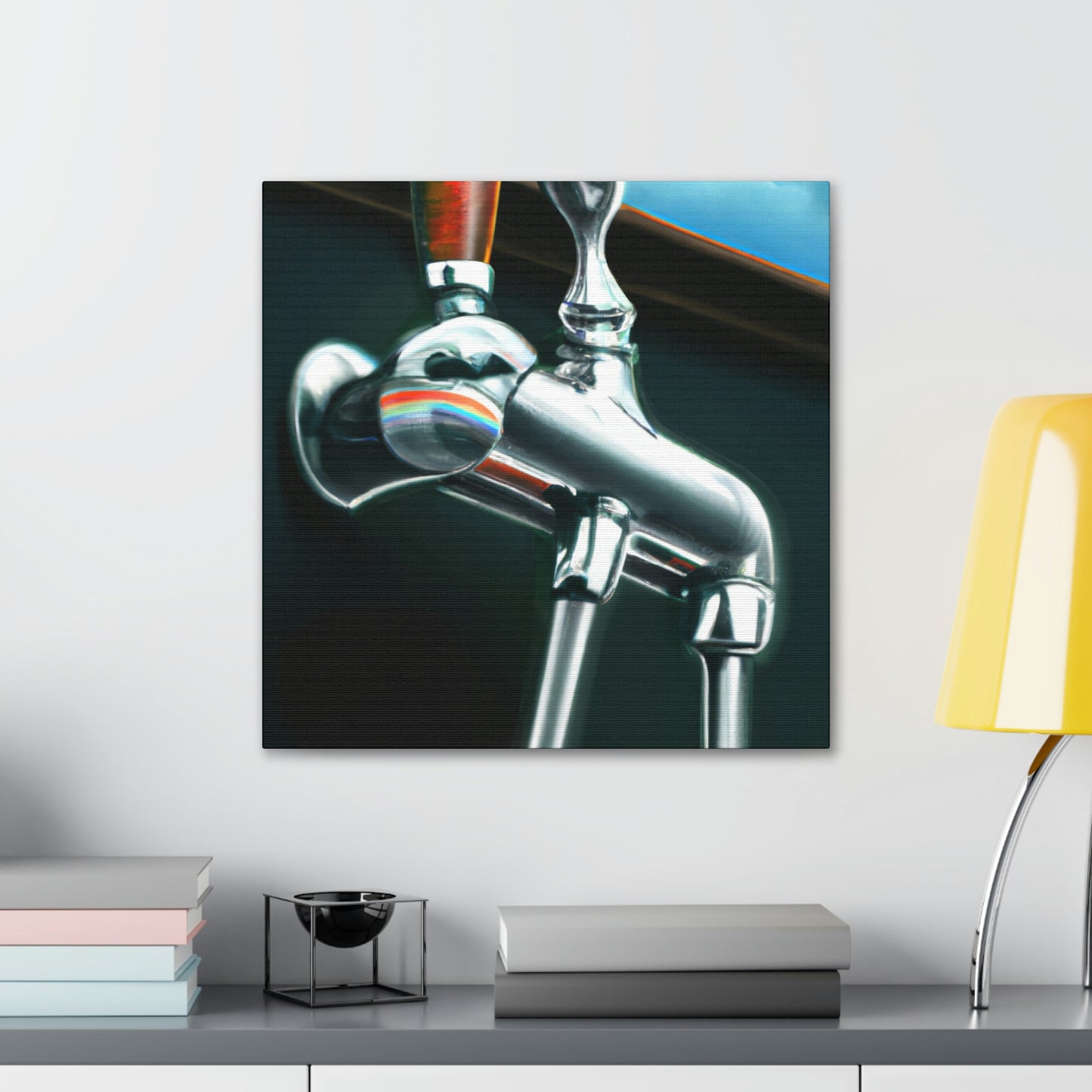 Bar Tap, Hyperrealism - Canvas