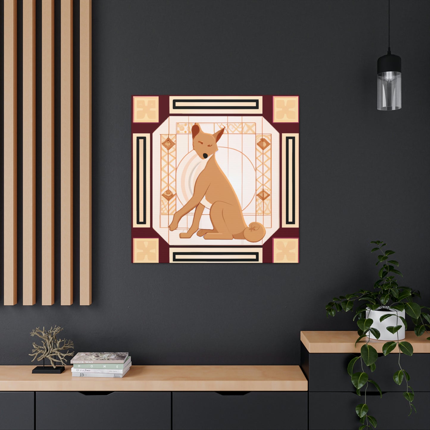 "Dhole's Deco Dreaming" - Canvas