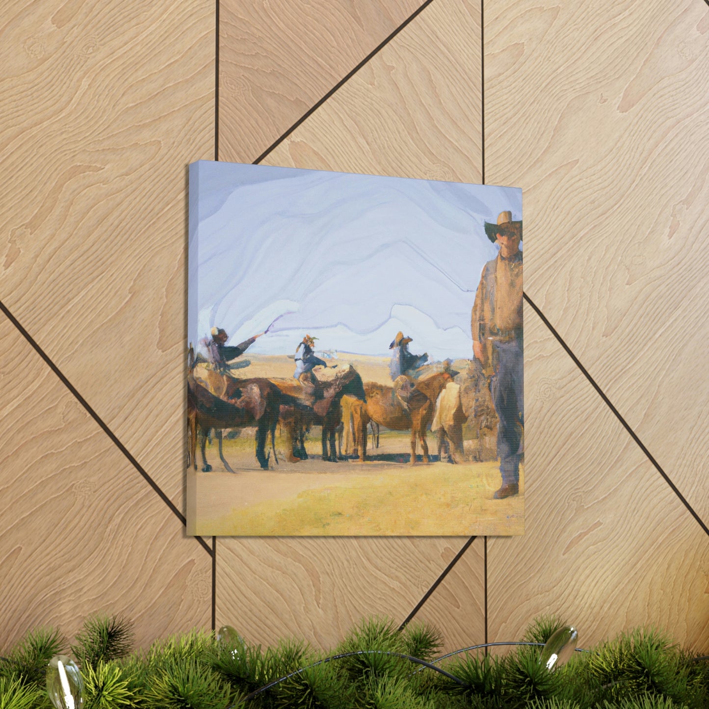 "Herd on a Ranch" - Canvas