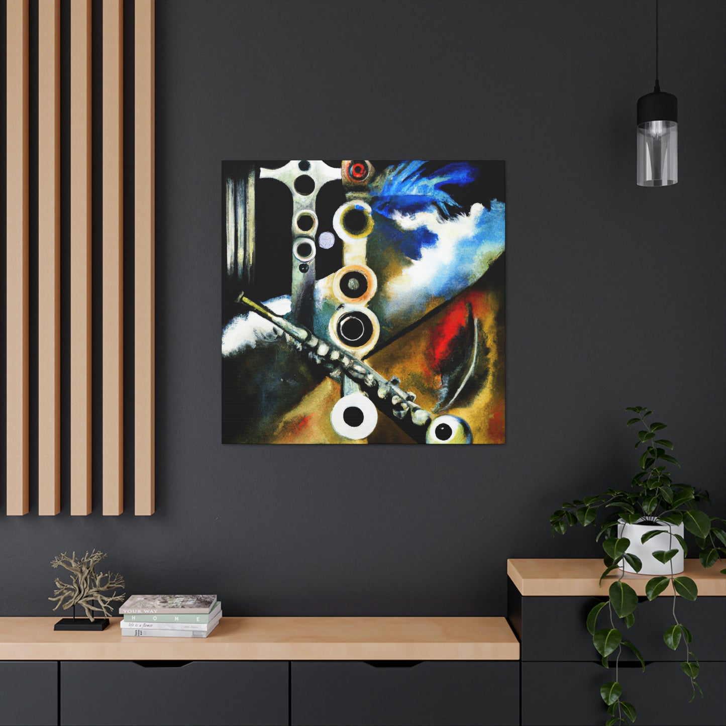 "Flute: A Muse" - Canvas