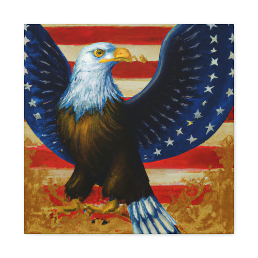 The American Bald Eagle - Canvas