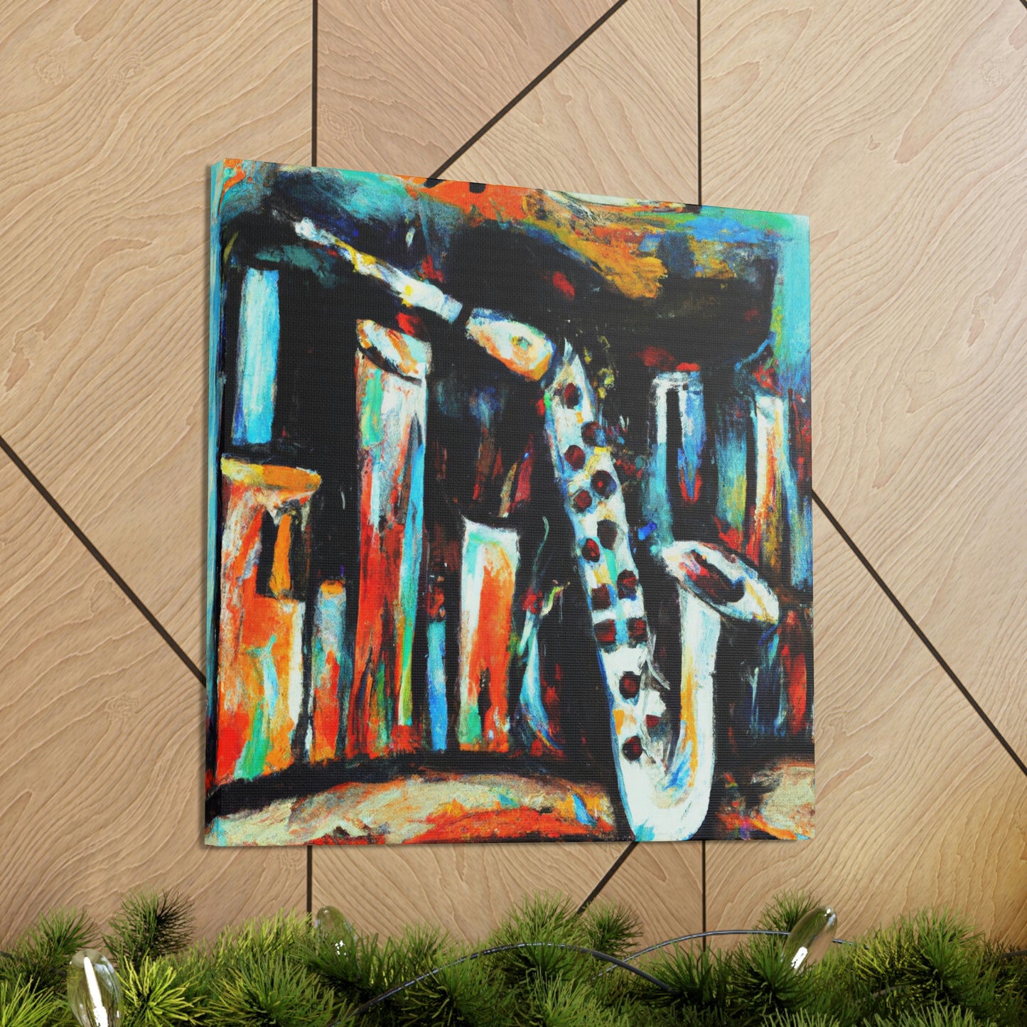 "Clarinet in Expressionism" - Canvas