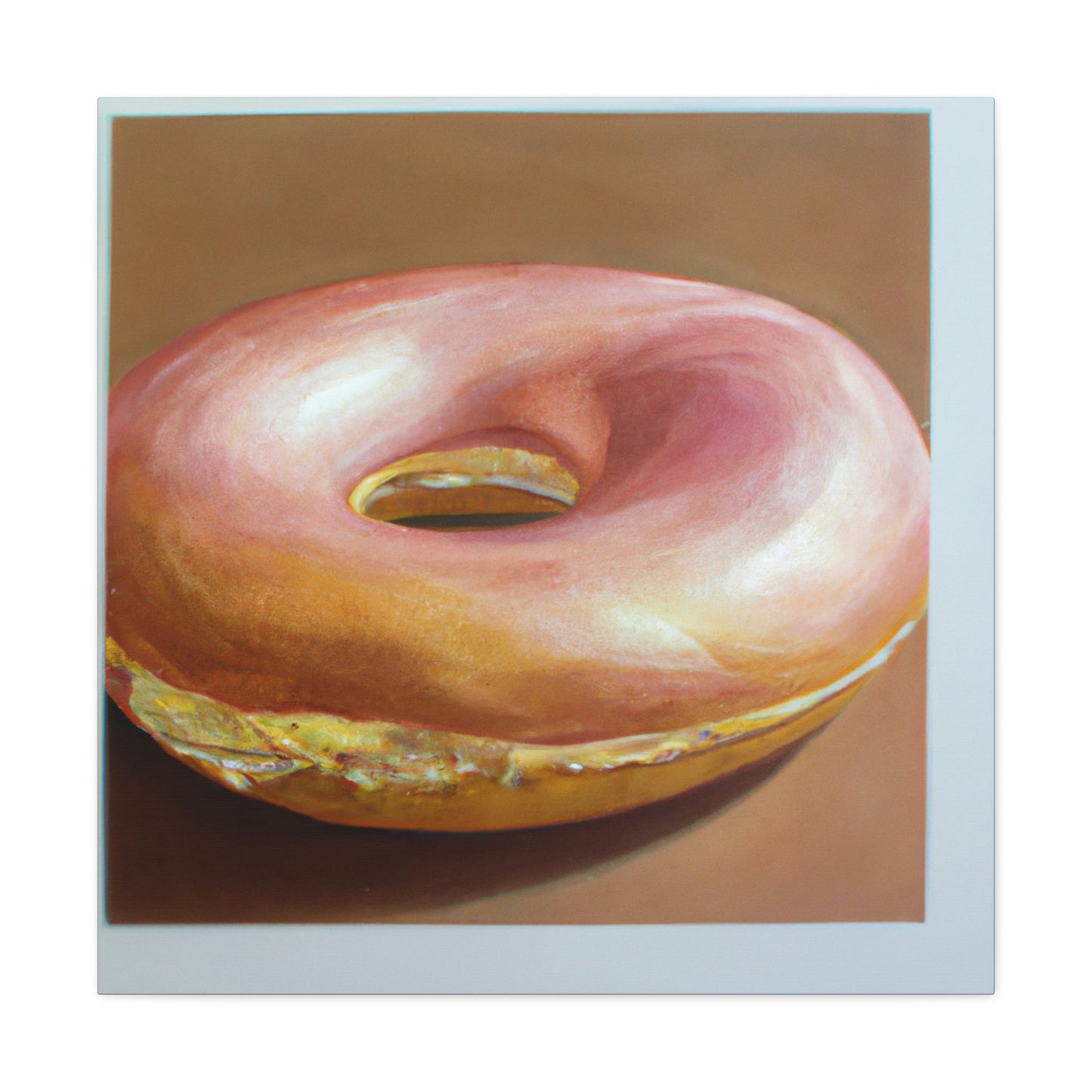 "Chocolate Frosted Doughnut" - Canvas