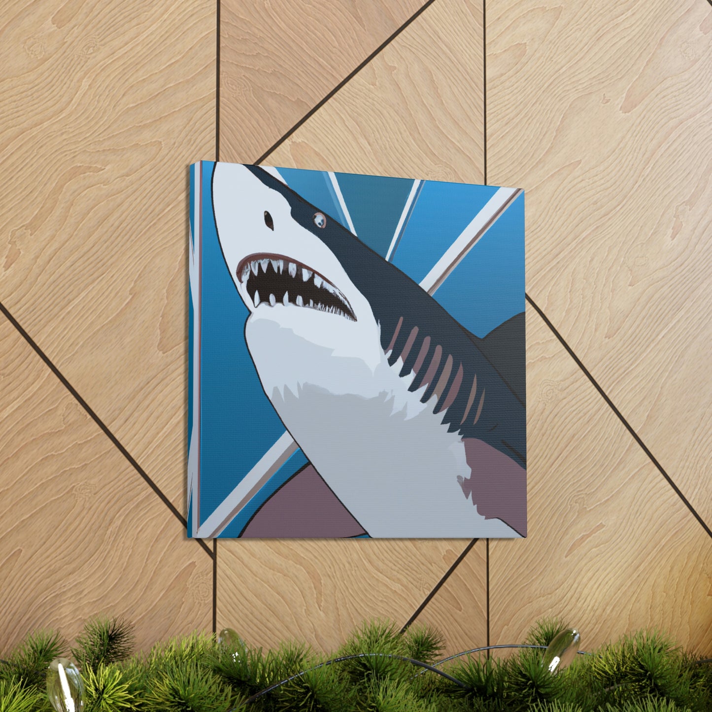 "Sharp Teeth of Style" - Canvas