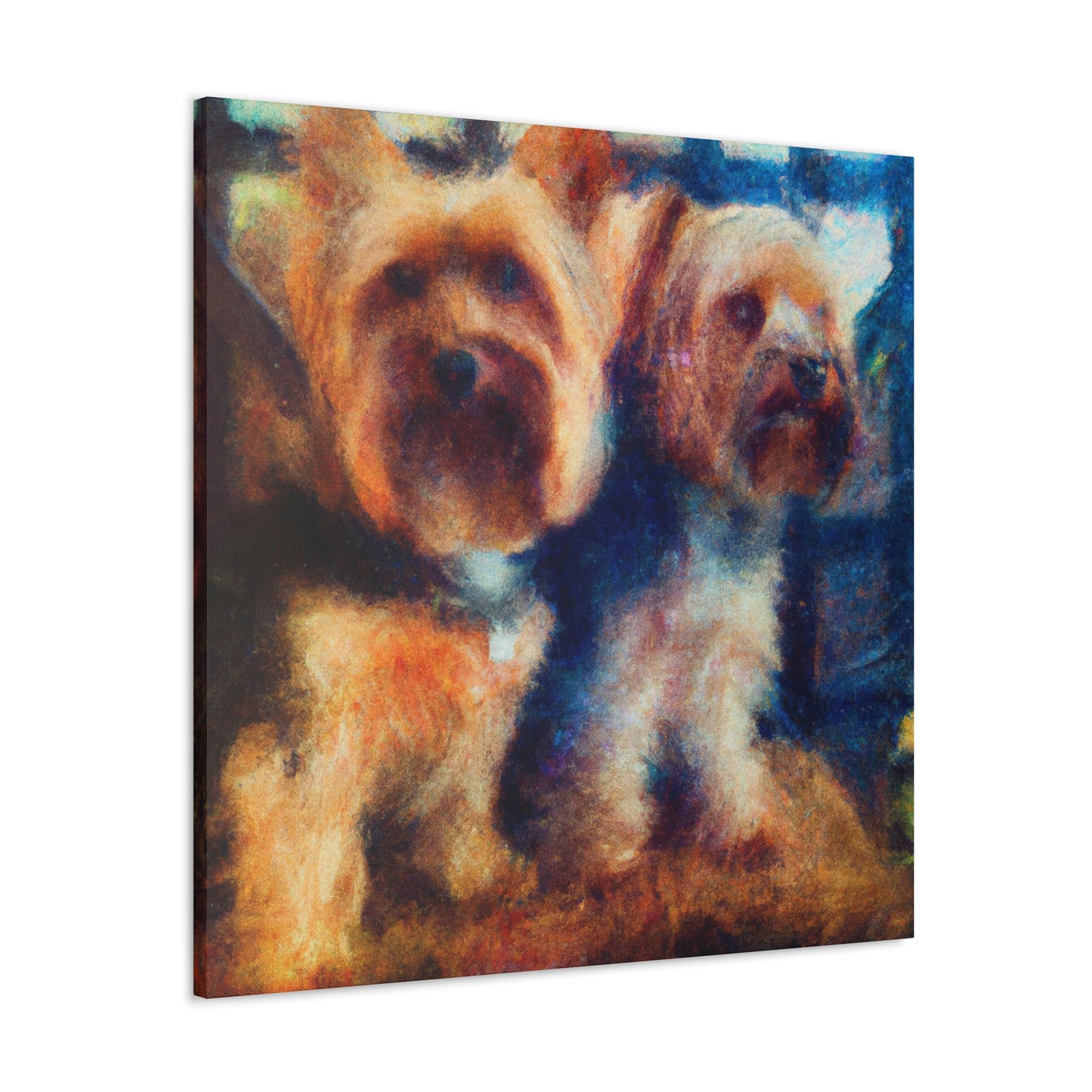 Puppy Love Impressionism - Canvas