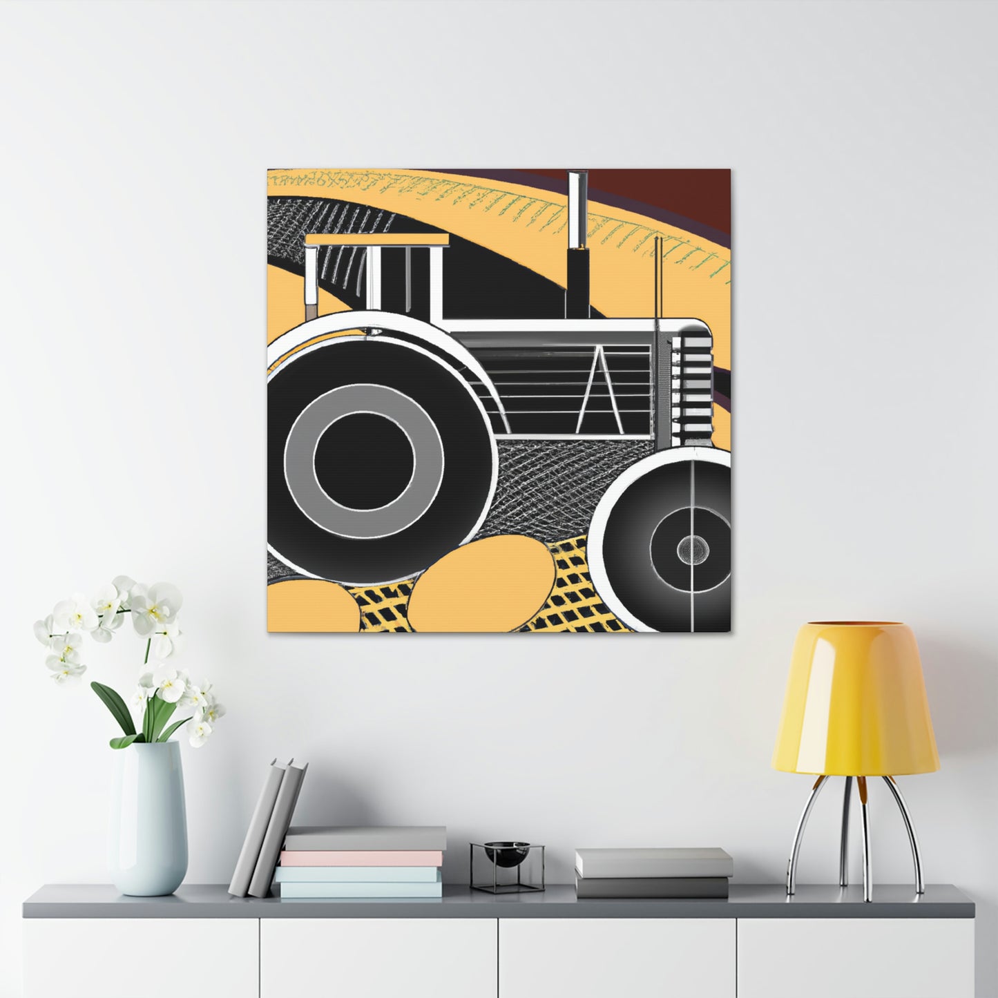 Tractor in the Jazz Age - Canvas