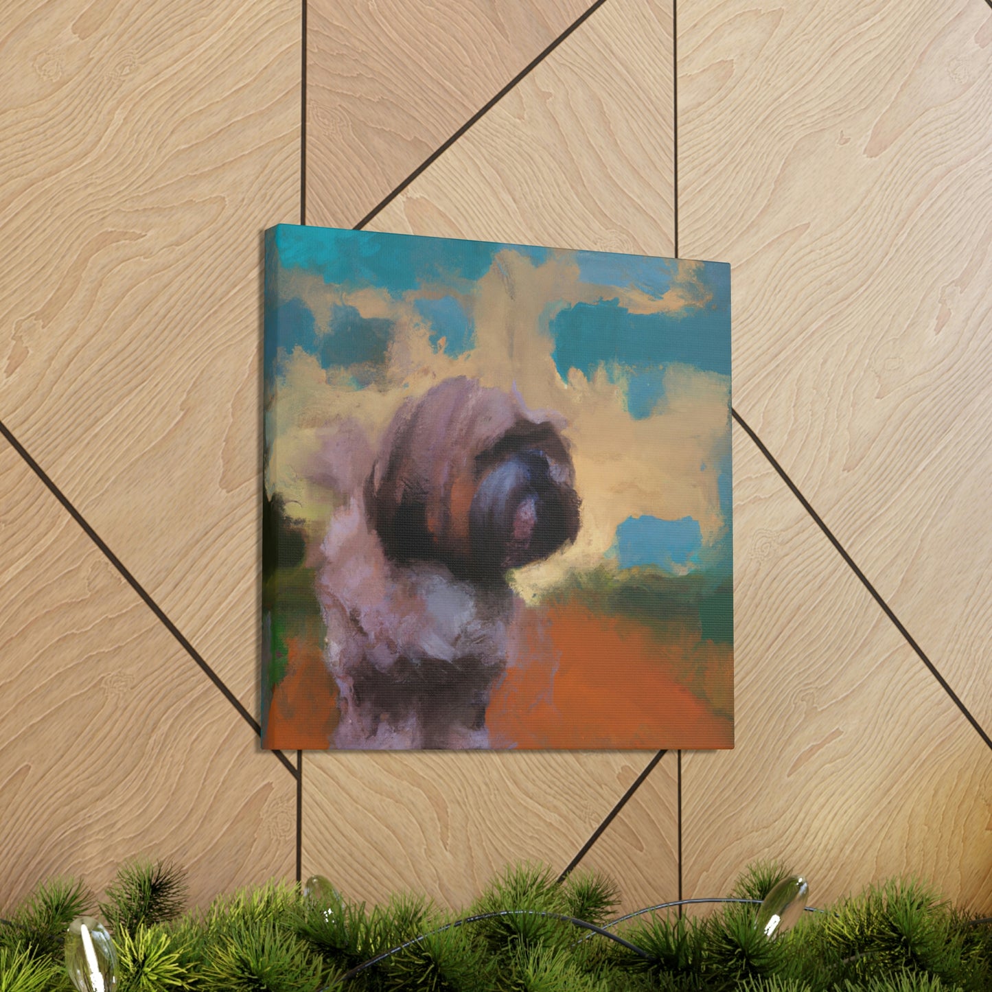 Fur and Whimsy Shih - Canvas