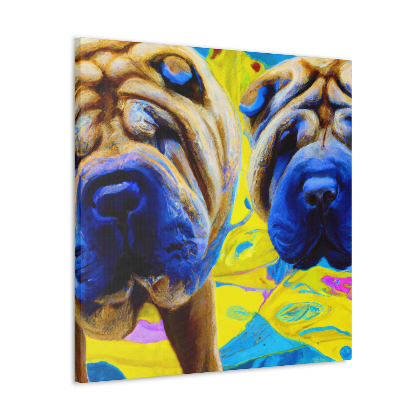 Sleeping Shar Pei Dream - Canvas