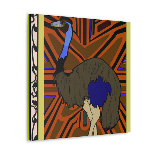 "Emerging Emu Artwork" - Canvas