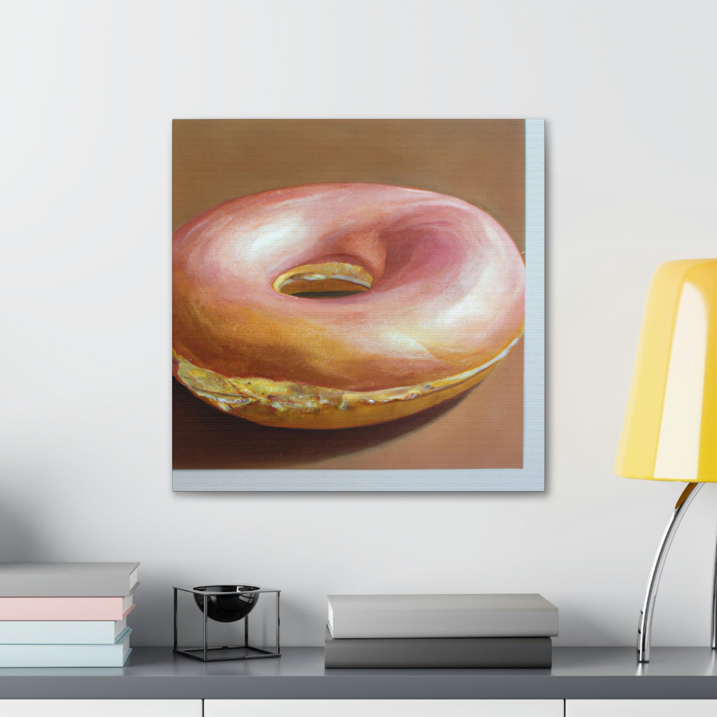 "Chocolate Frosted Doughnut" - Canvas