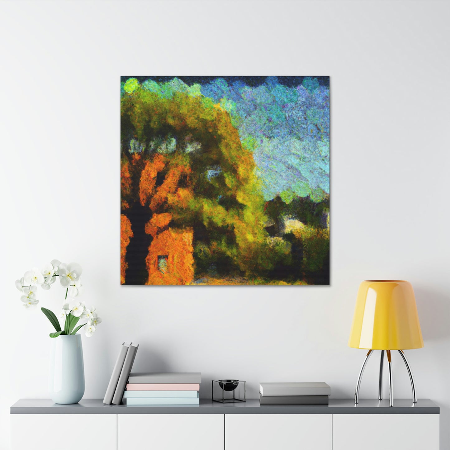 Oak Tree Splendor. - Canvas