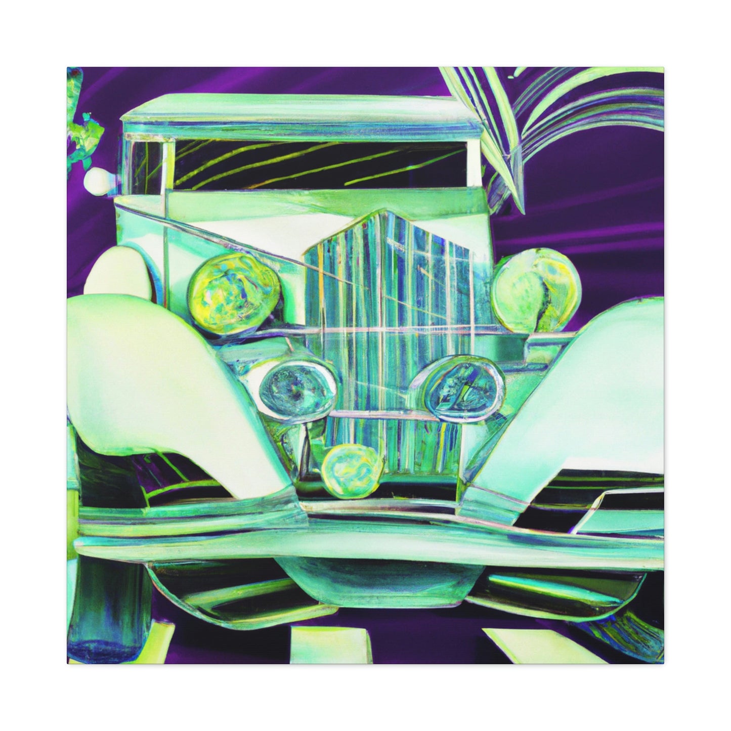 "Vintage Automobile Regalia" - Canvas