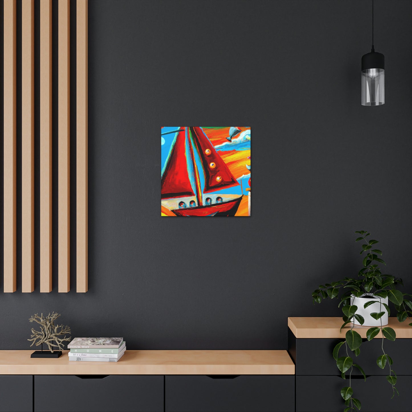 Sailboat in Dreamscape - Canvas