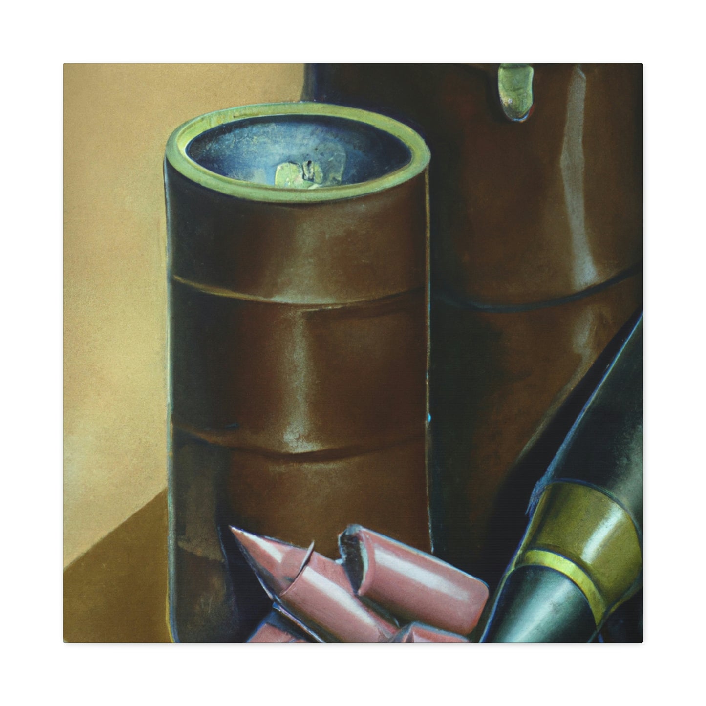 "Ammo of War Armory" - Canvas