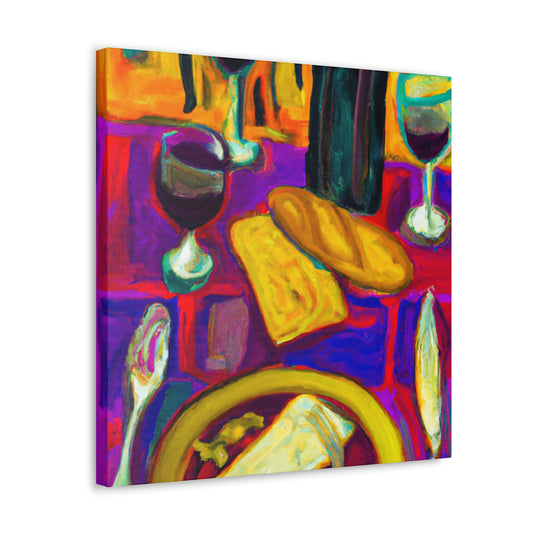 "Fauvism Dinner Delight" - Canvas