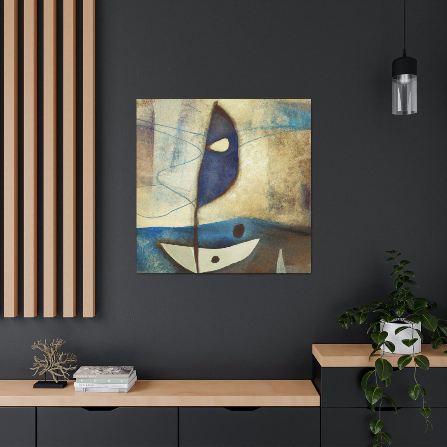 Sailing on Blue Waves - Canvas