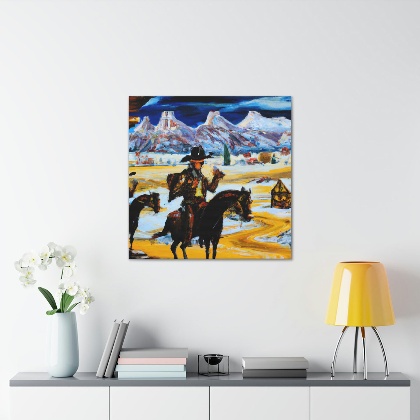 Frontier Town Splendor - Canvas