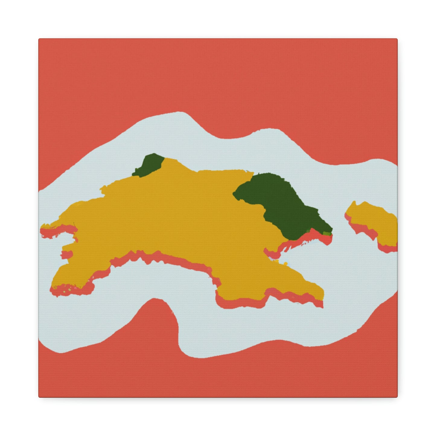 Archipelago in Minimalism - Canvas