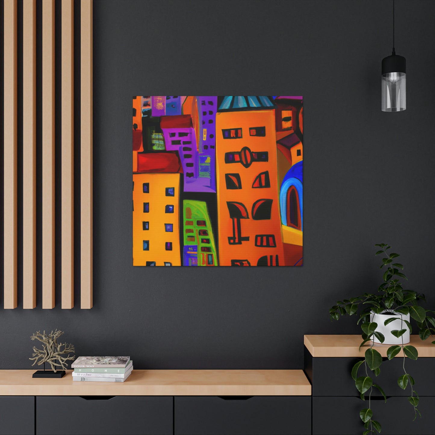 "Deco Dream Fauvist" - Canvas