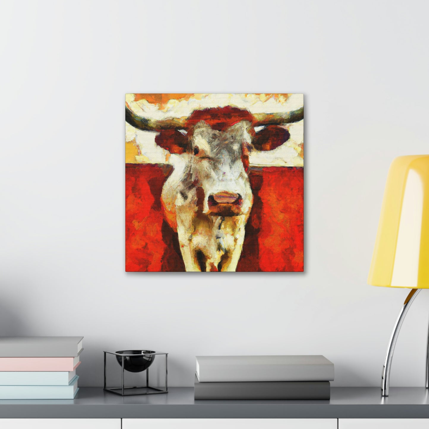 "Texas Longhorn Majesty" - Canvas